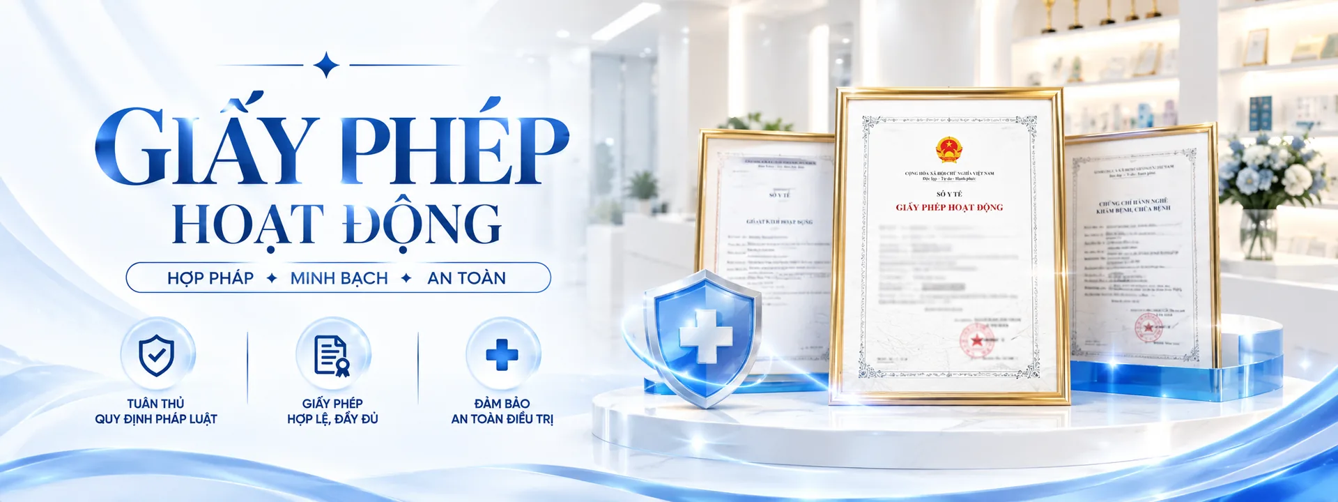 Giấy phép hoạt động – Hợp pháp, minh bạch, an toàn